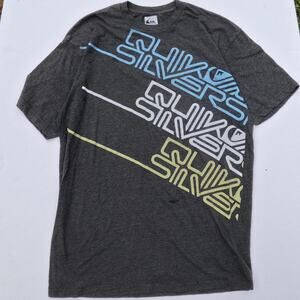 Quiksilver charcoal graphic tee